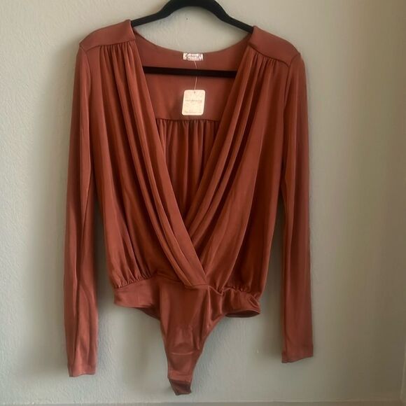 Free People Bodysuit Blouse Festival Top - Picture 2 of 6